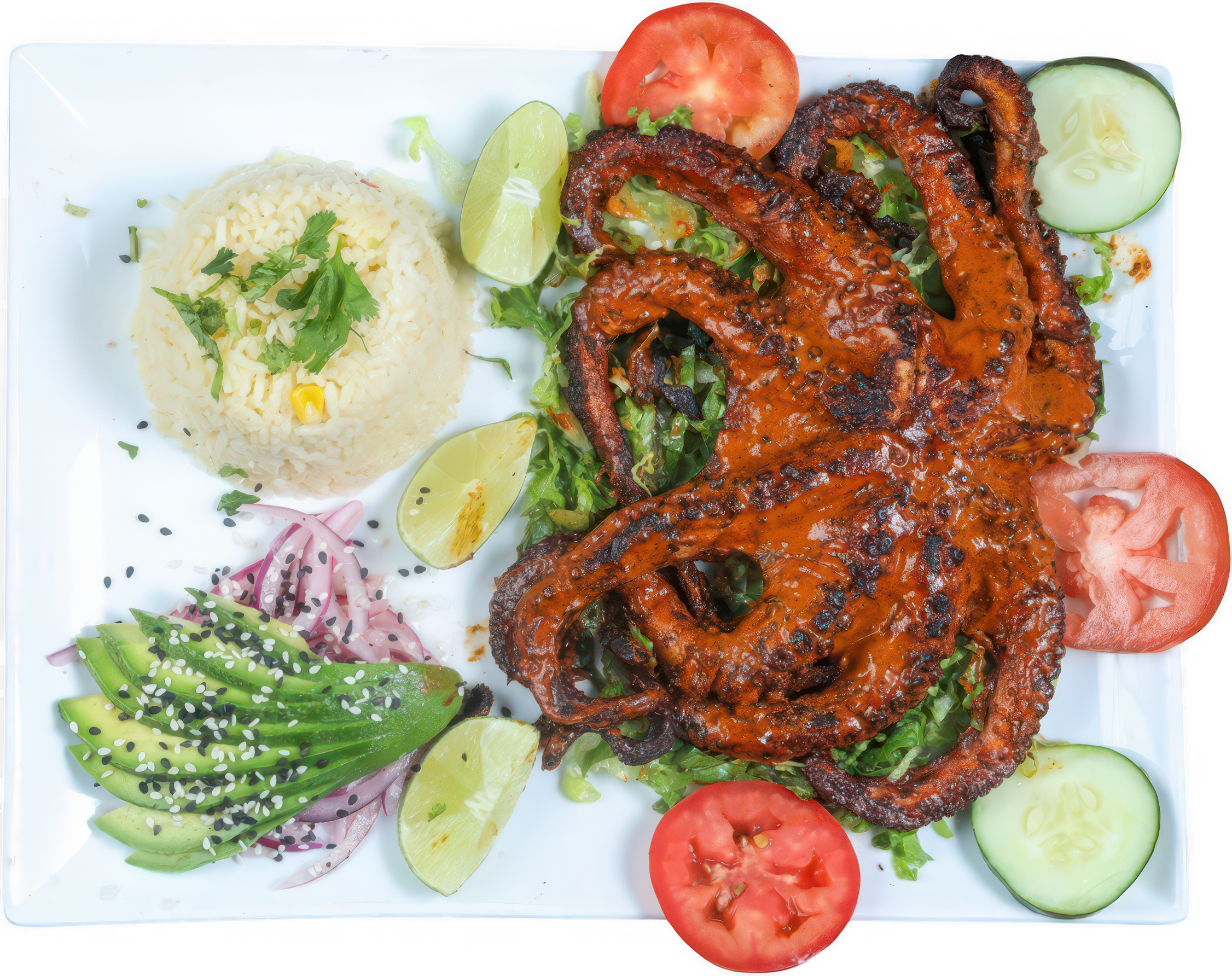 Pulpo Zarandeado